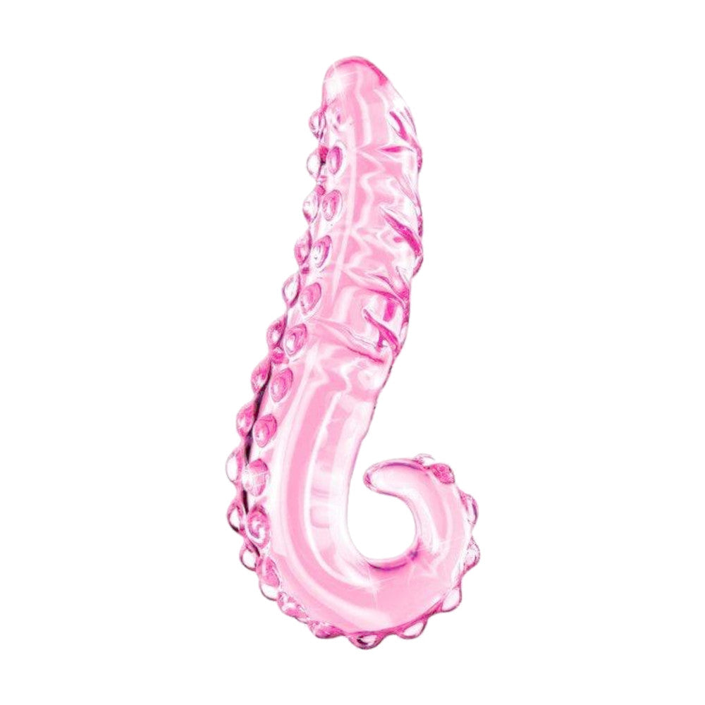 Pink Anal Tentacle Glass Dildo