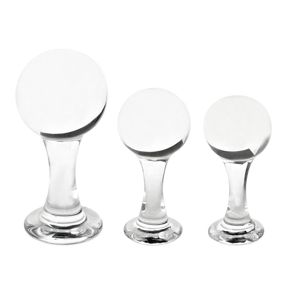 Huge Clear Crystal Ball Plug