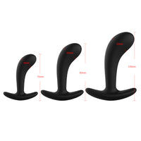 Black Anal Silicone Training Set (3 Piece)