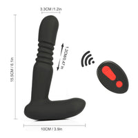 Fiery 9-Speed Thrusting Anal Vibrator Prostate Massager
