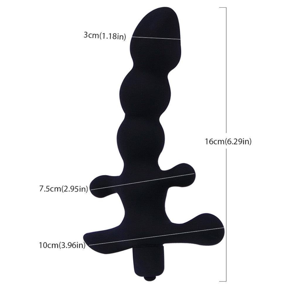 Soft Silicone Anal Vibrating Plug