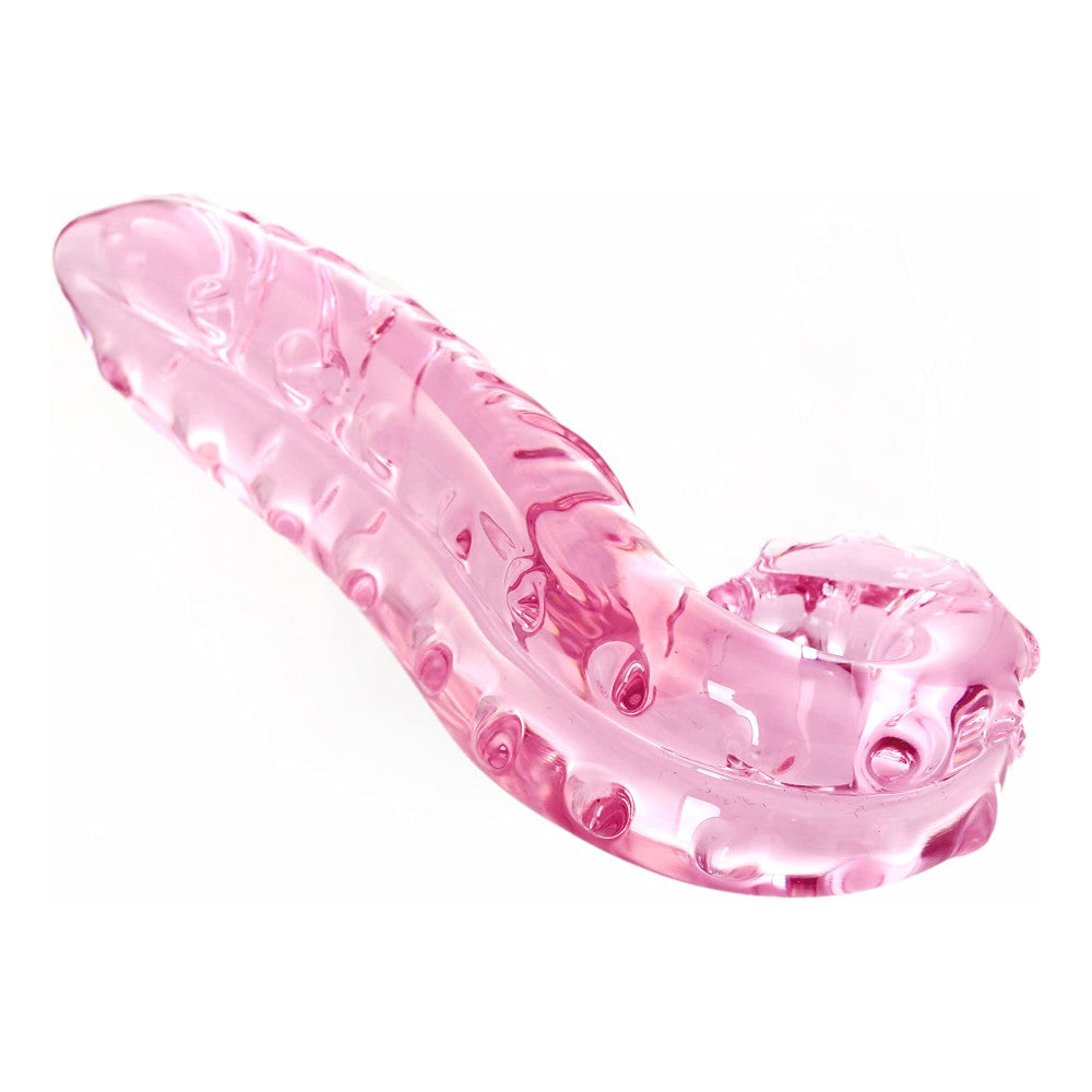 Pink Anal Tentacle Glass Dildo