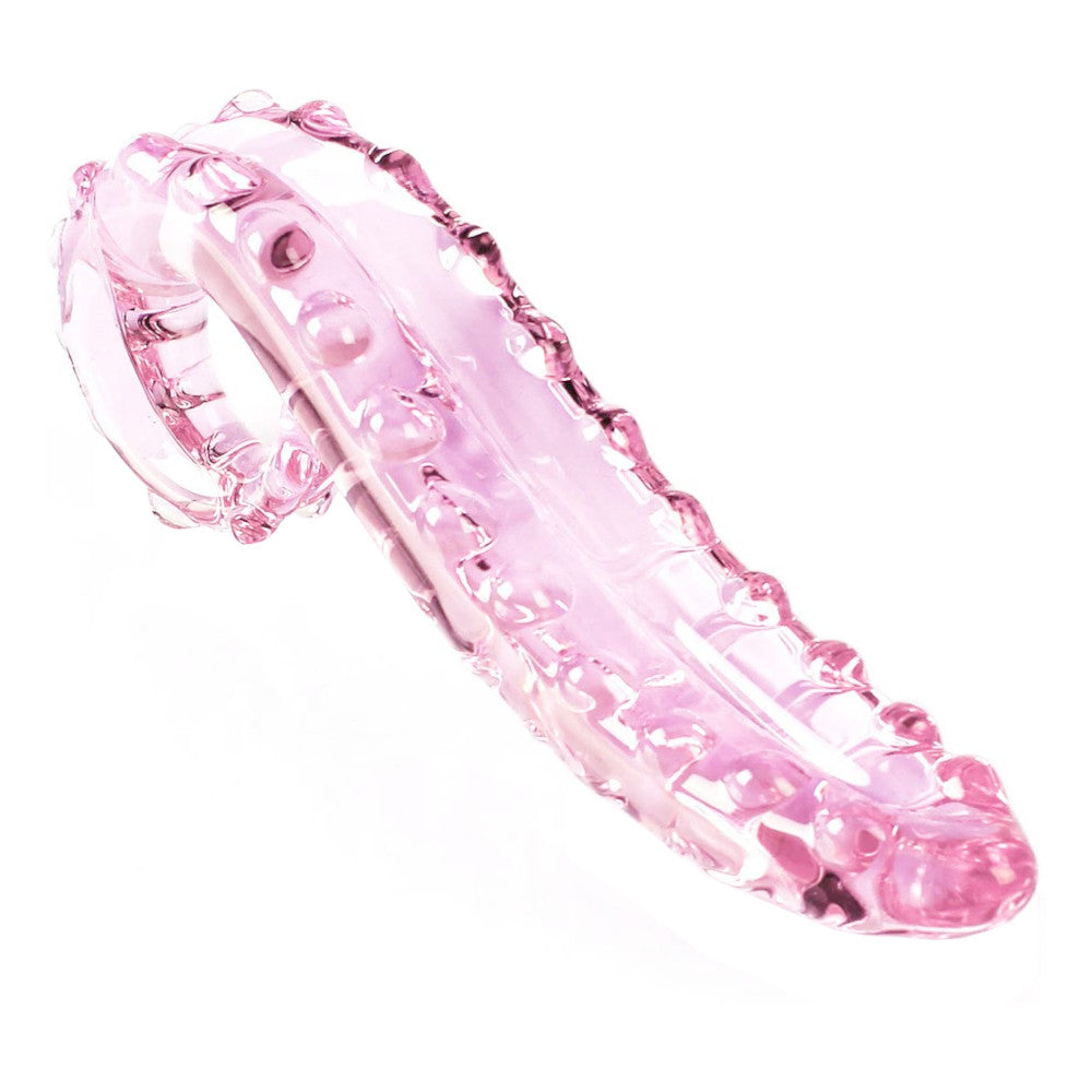 Pink Anal Tentacle Glass Dildo