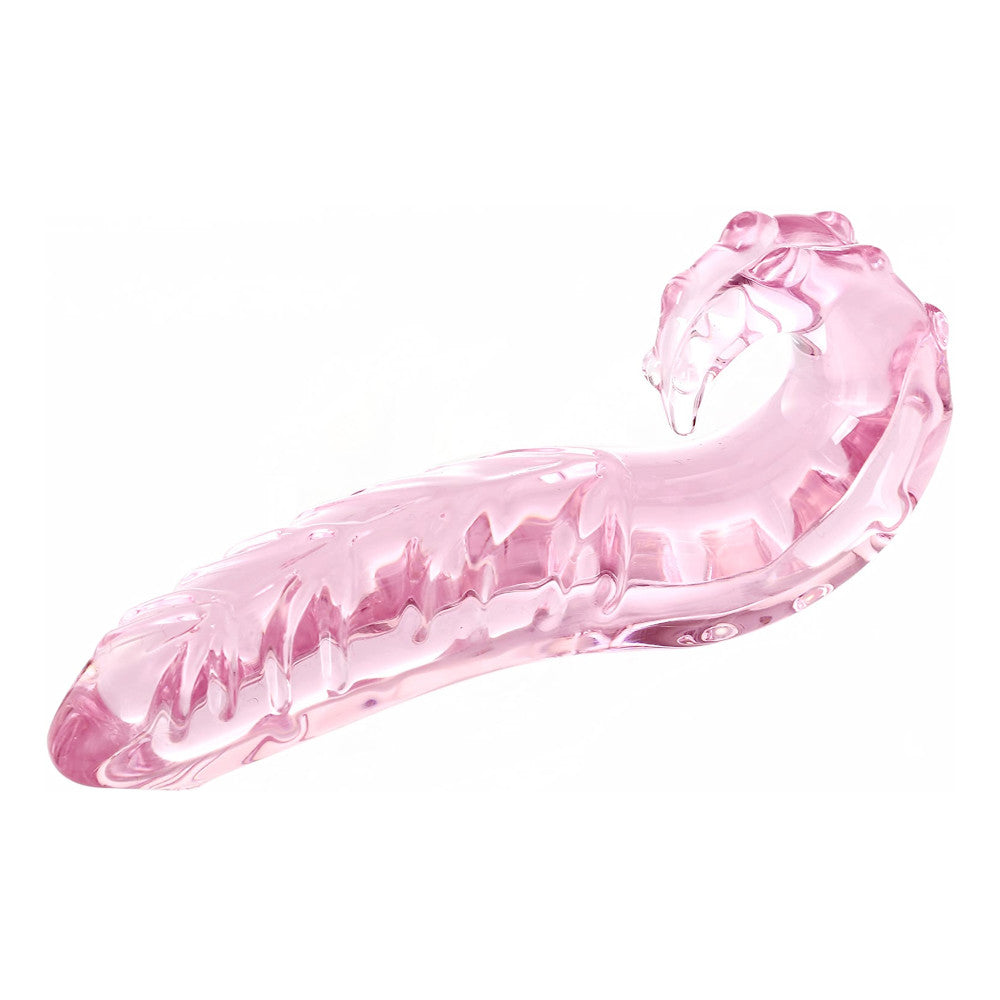 Pink Anal Tentacle Glass Dildo