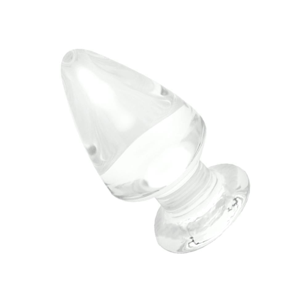 Extreme Big Glass Anal Toy Plug  Love Plugs CA