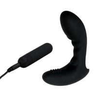 C-Shaped Prostate Massager Wand And Anal Vibrator