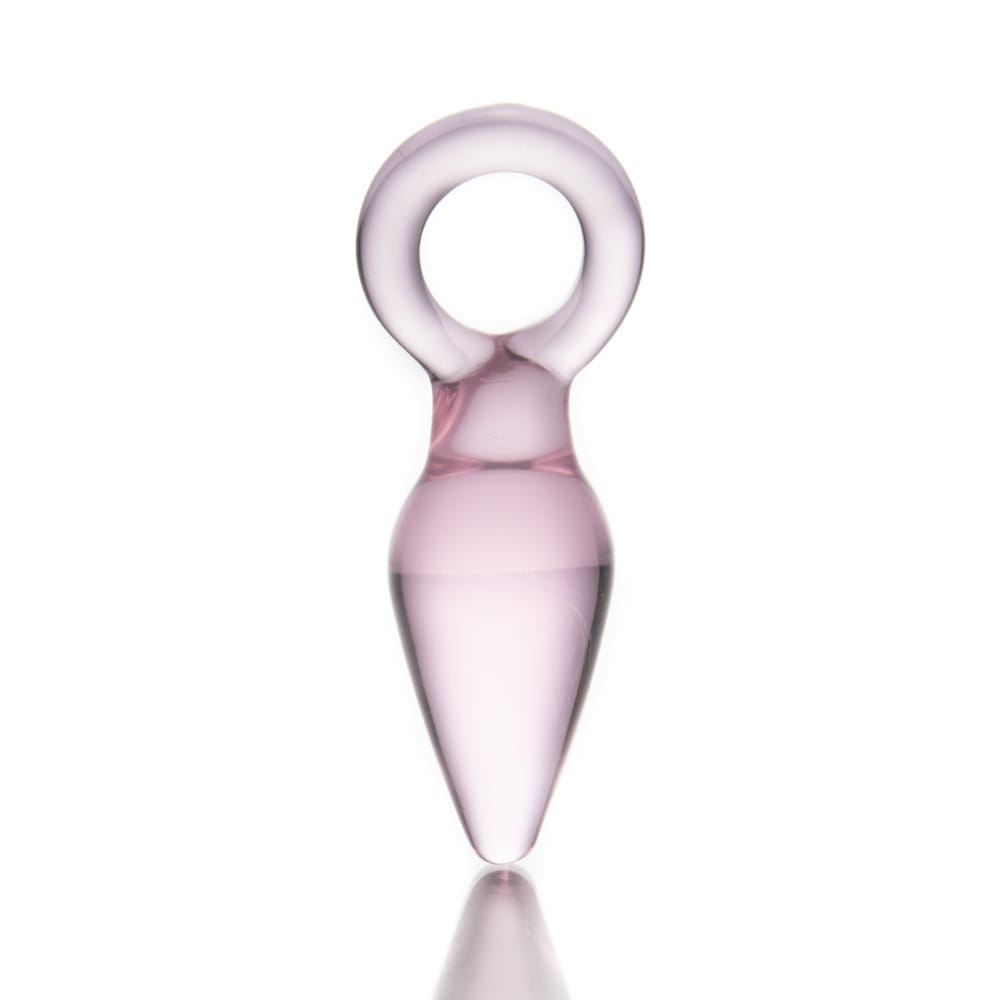 Pink Kunai Anal Glass Toy