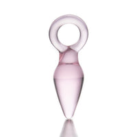 Pink Kunai Anal Glass Toy