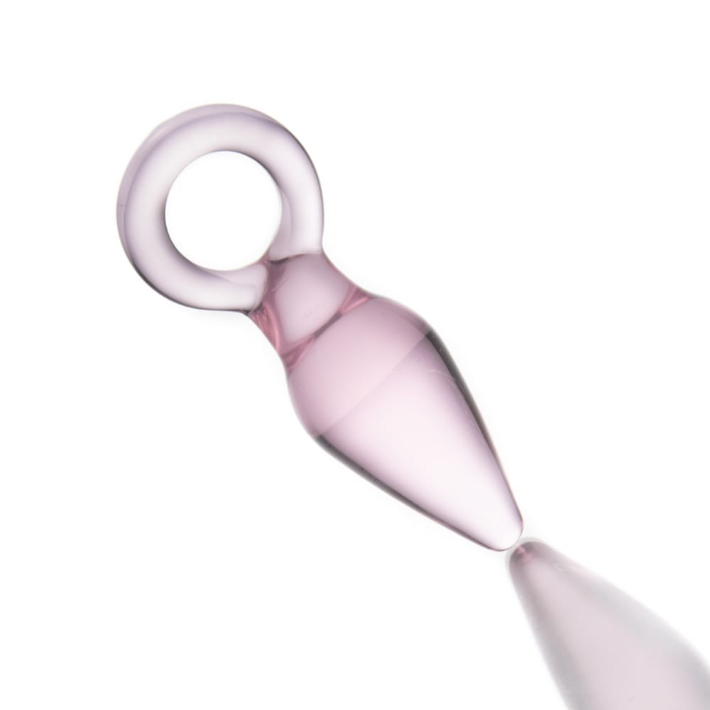 Pink Kunai Anal Glass Toy