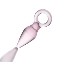 Pink Kunai Anal Glass Toy