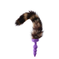 Silicone Raccoon Tail, 12"