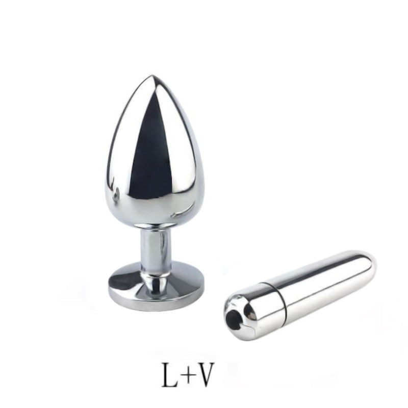 Cute Pink Princess Plug With Vibrator
