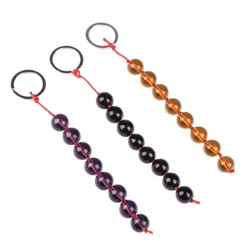Small Bead Glass Anal Toy String