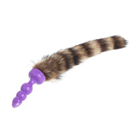 Silicone Raccoon Tail, 12"