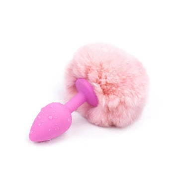 Fluffy Bunny Tail Silicone