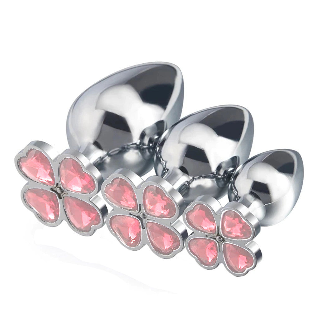 13 Colors Jeweled 3" Metal Plug