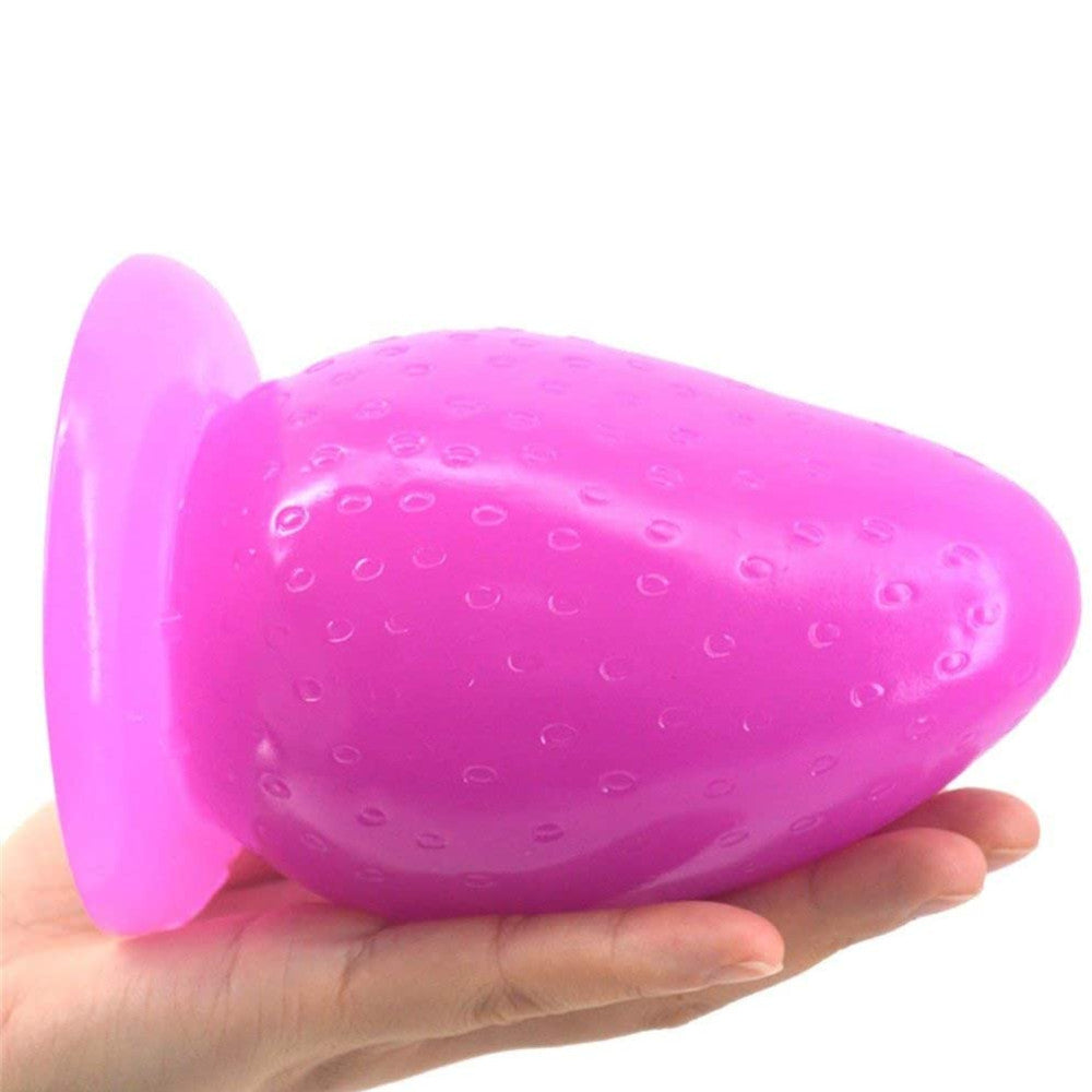 Giant Silicone Strawberry Plug