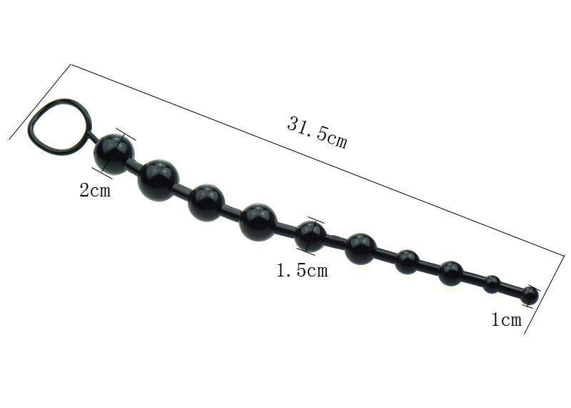 Soft Rubber Anal Beads