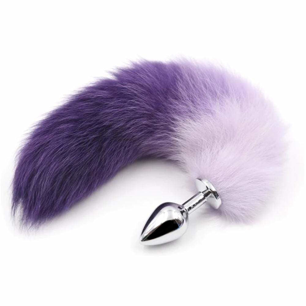 Purple Cat Tail Plug 15"