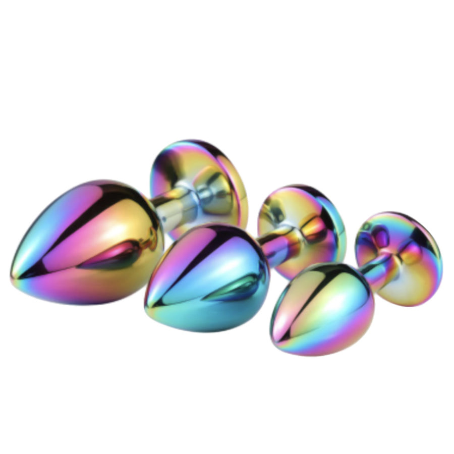 Jeweled Rainbow Plug Set (3 Piece)