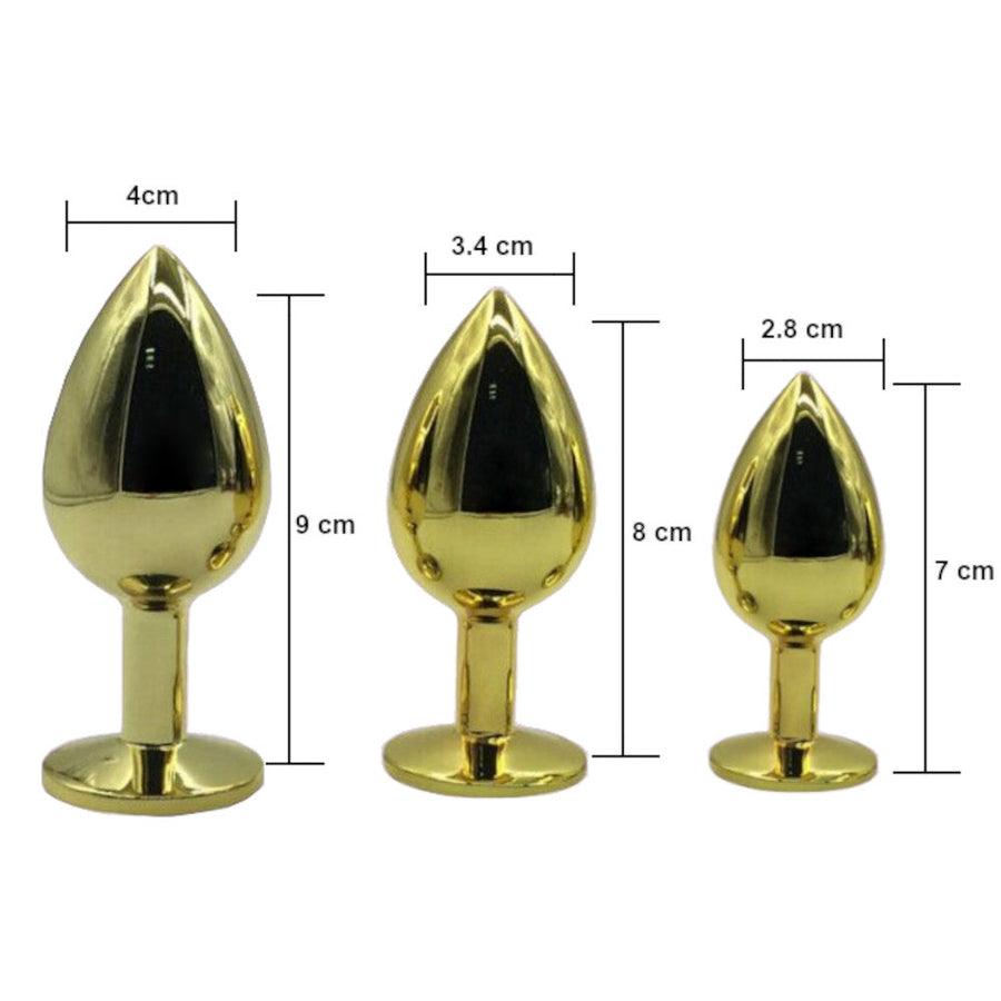 Gold Jeweled Plug