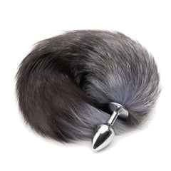 Grey Cat Tail  Plug 18"