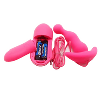 3.7" Vibrating Beginner Silicone Butt Plug