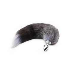 Fox Tail Plug, Gray 17"