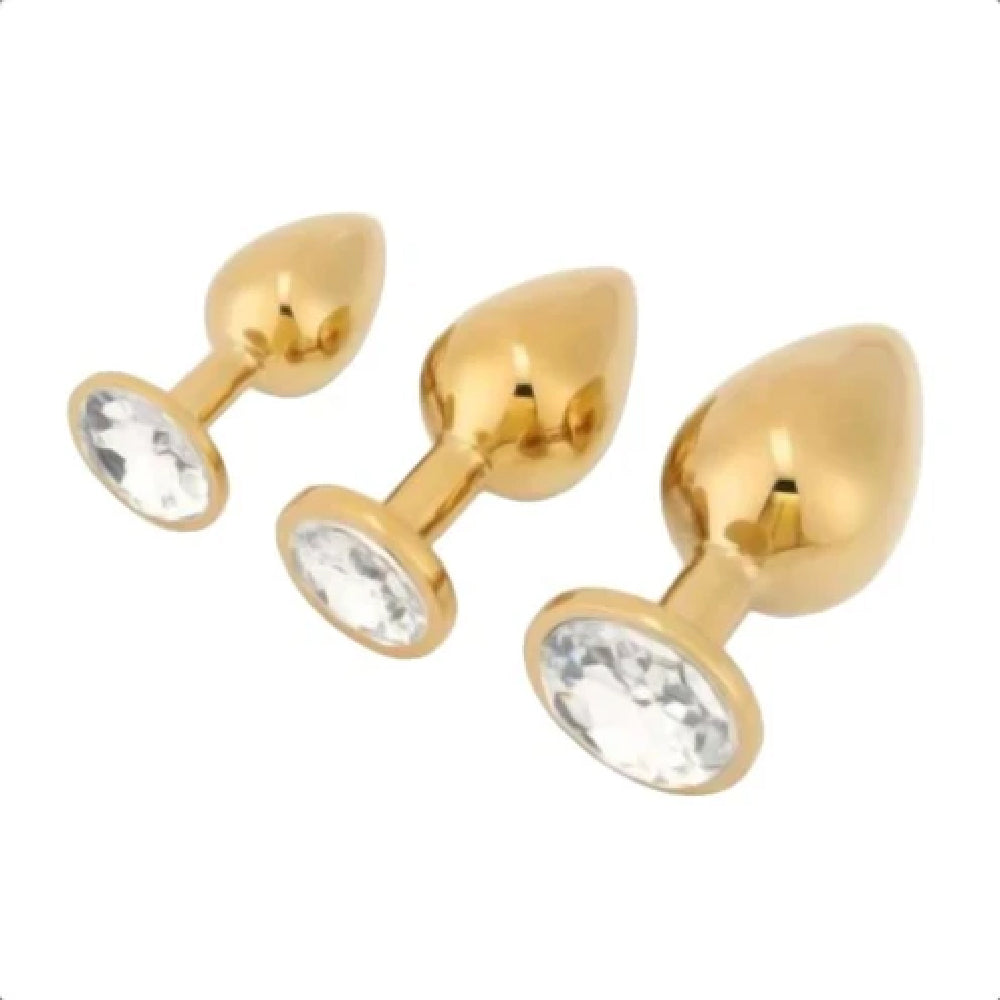 Gold Plug Anal Training Set (3 Piece)