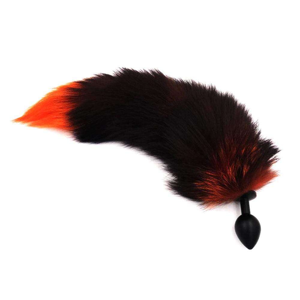 Black & Orange Wolf Plug 16"