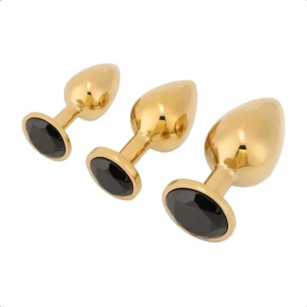 Gold Plug Anal Training Set (3 Piece)