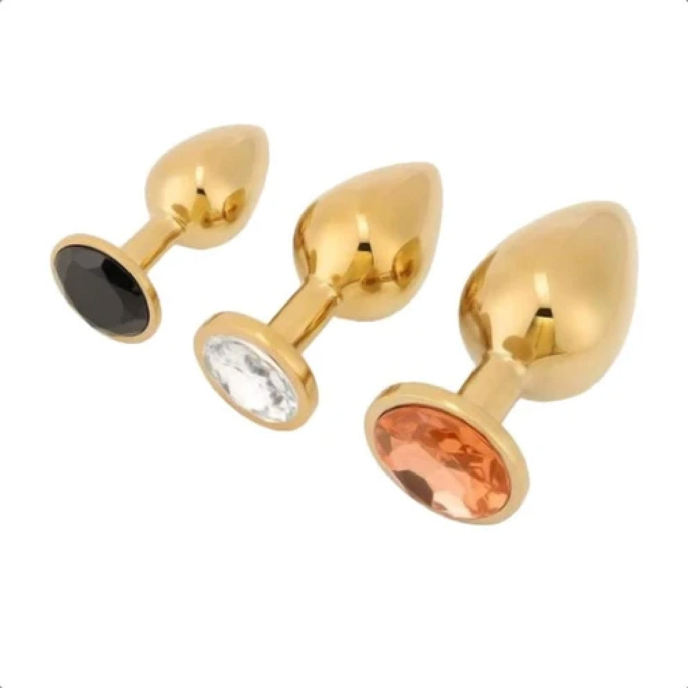 Gold Plug Anal Training Set (3 Piece)