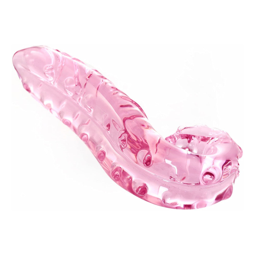 Pink Tentacle Glass Dildo