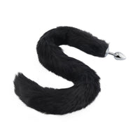 Black Fox Tail With Plugging Tip
