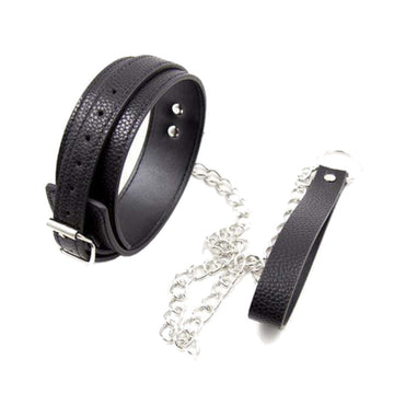 Master's Pet Black Slave Collar