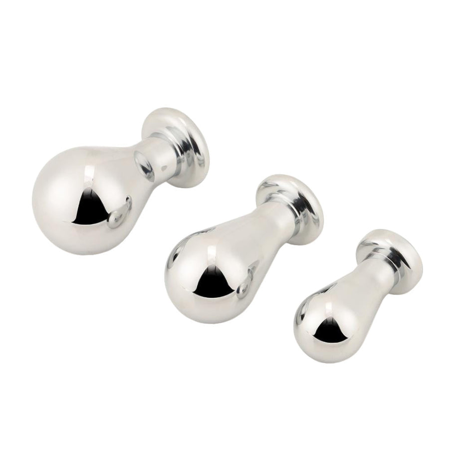 Jeweled Bulb Butt Plug Set (3 Piece)