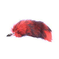 Red with Black Cat Tail Plug, 16"