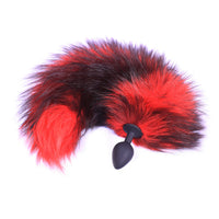 Red Fox Tail Plug 16"