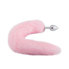 Pink Fox Tail Plug 16"