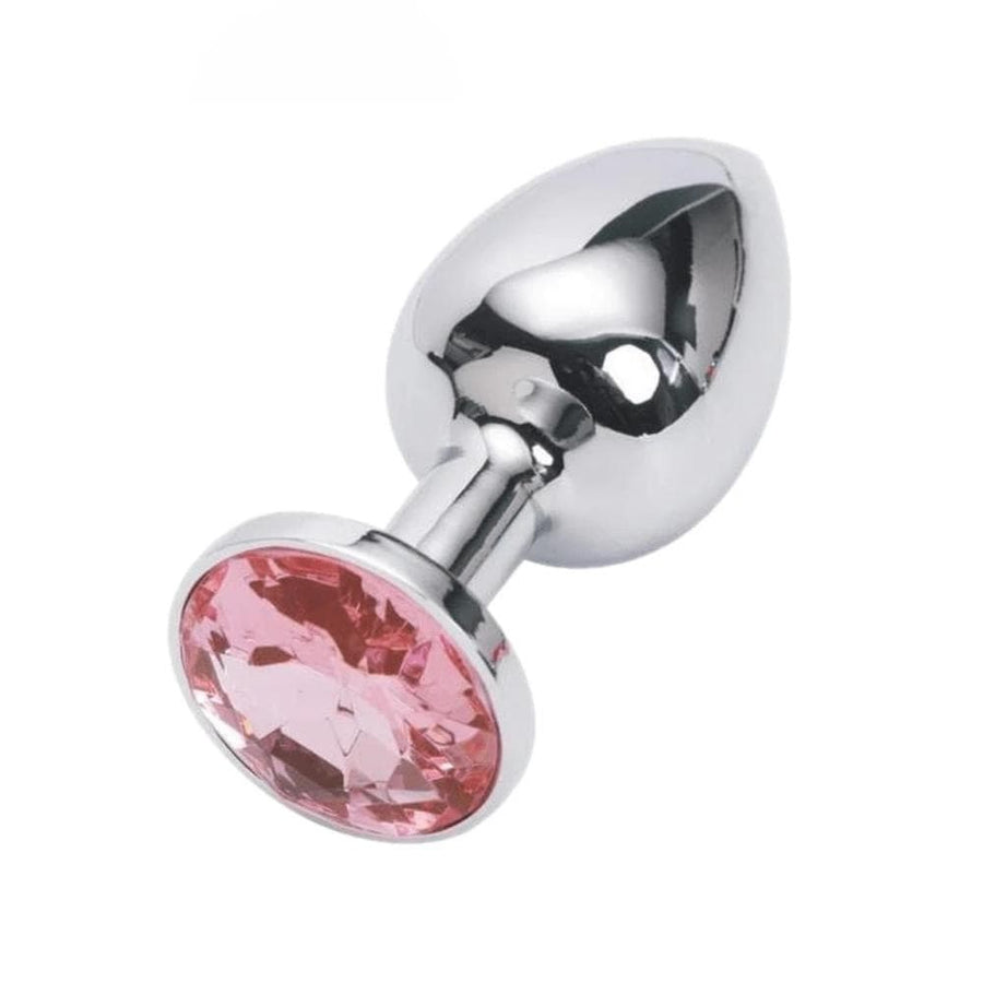 Pink Jeweled Butt Plug