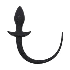 Curved Dog Anal Tail, 7"