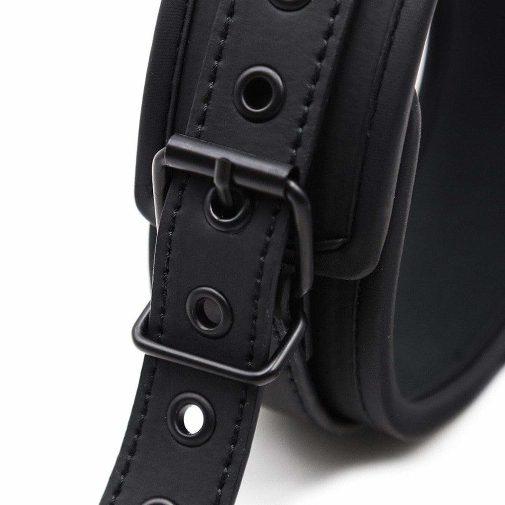 Smooth Black Temptation BDSM Training Collar