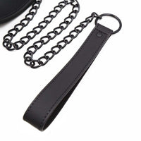 Smooth Black Temptation BDSM Training Collar