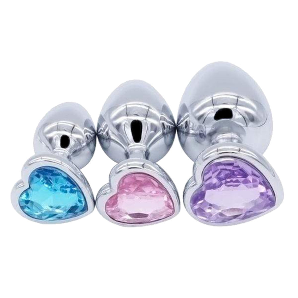 Heart Plug Set (3 Piece)