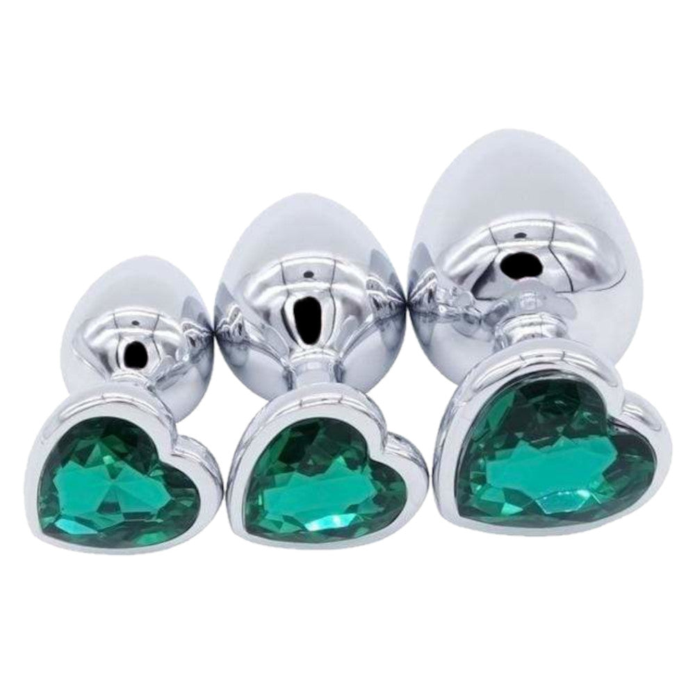 Heart Plug Set (3 Piece)