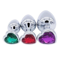 Heart Plug Set (3 Piece)