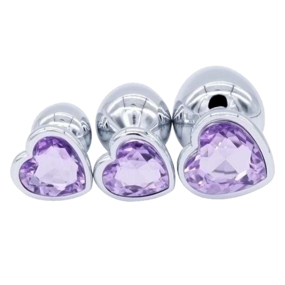 Heart Plug Set (3 Piece)