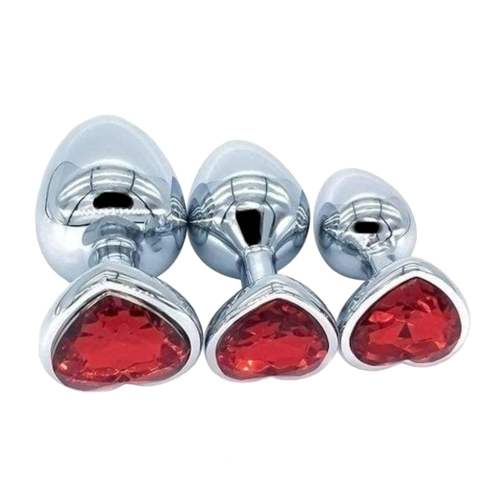 Heart Plug Set (3 Piece)