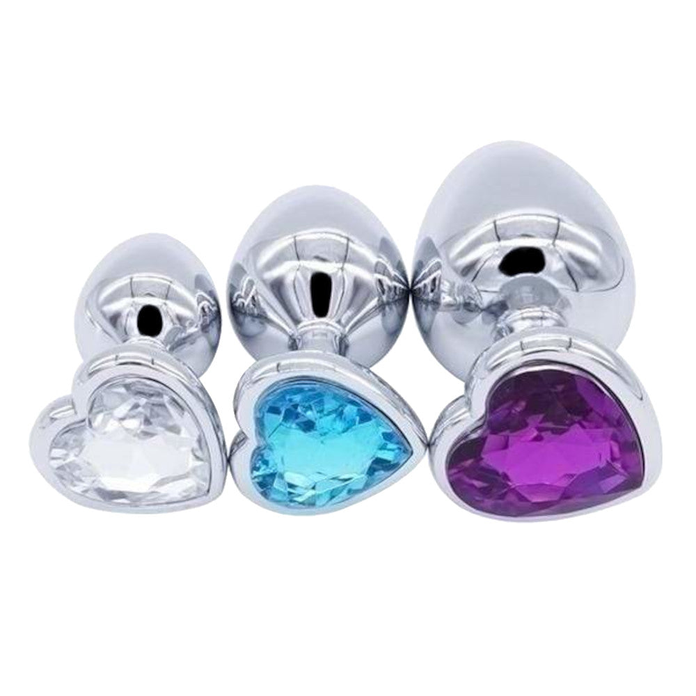 Heart Plug Set (3 Piece)